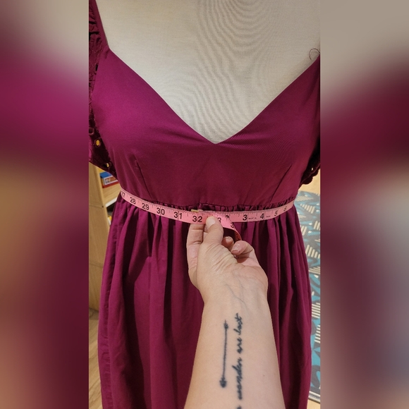 En Saison flutter puff sleeve maxi dress - Picture 7 of 7